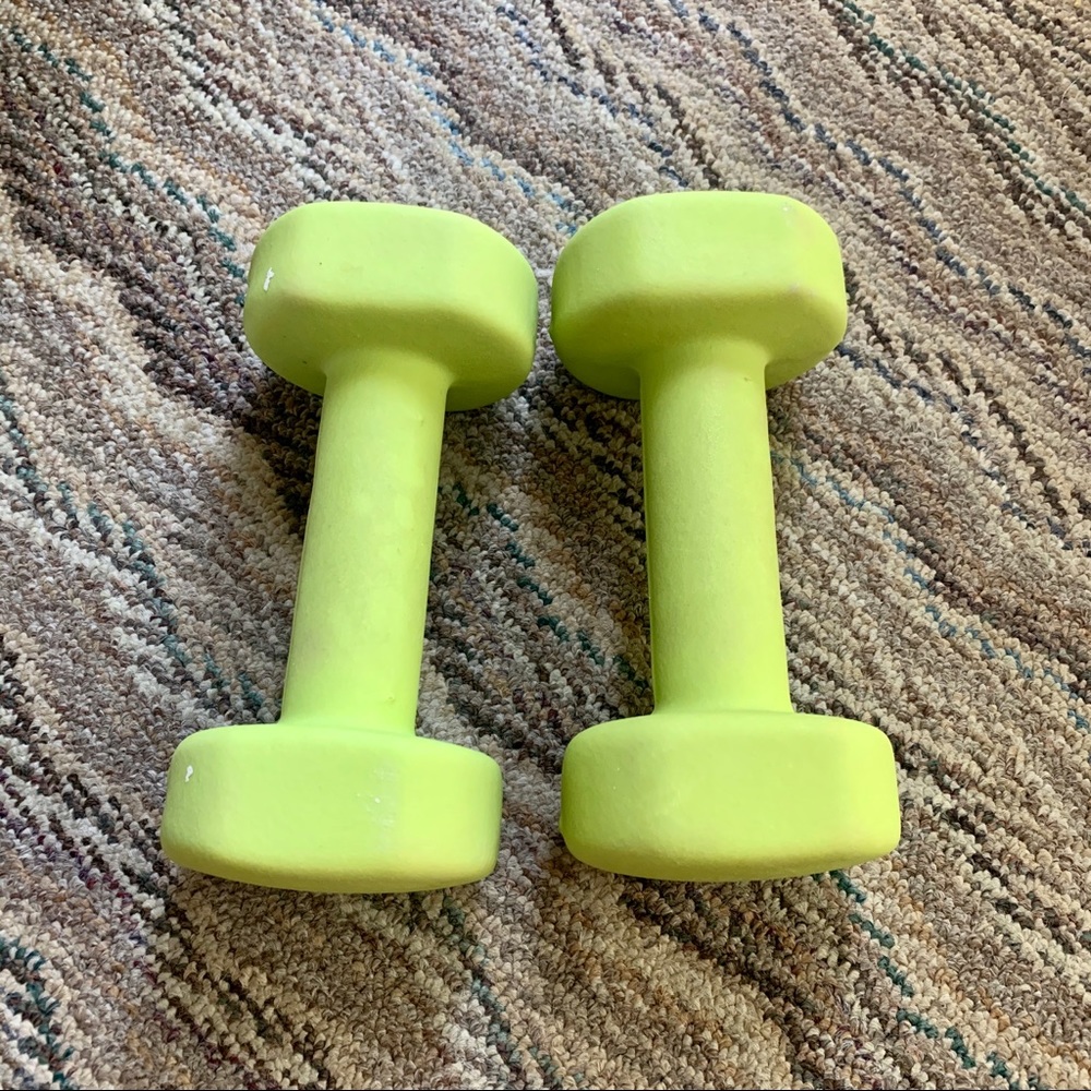 8 lb dumbbells 💚